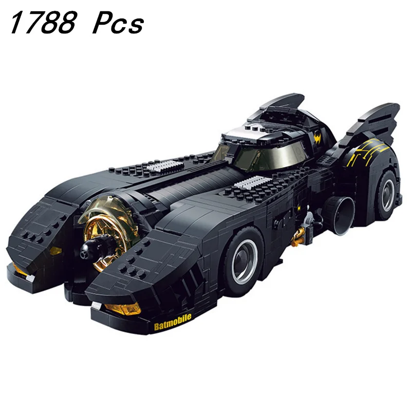 LED Super Hero The Ultimate Batmobile строительные блоки наборы моделей кирпичи Классическая
