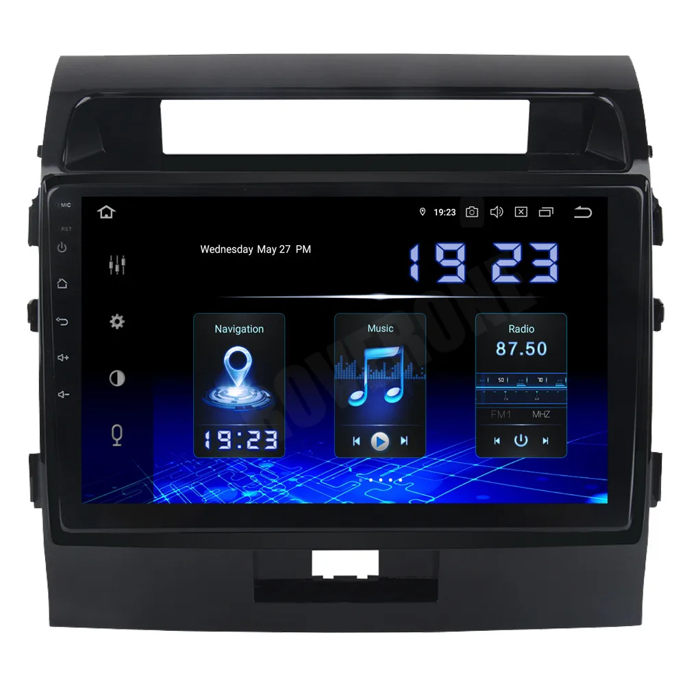 Автомагнитола для Toyota Land Cruiser LC200 2008 2013 Android 10 GPS стерео медиацентр аудио видео