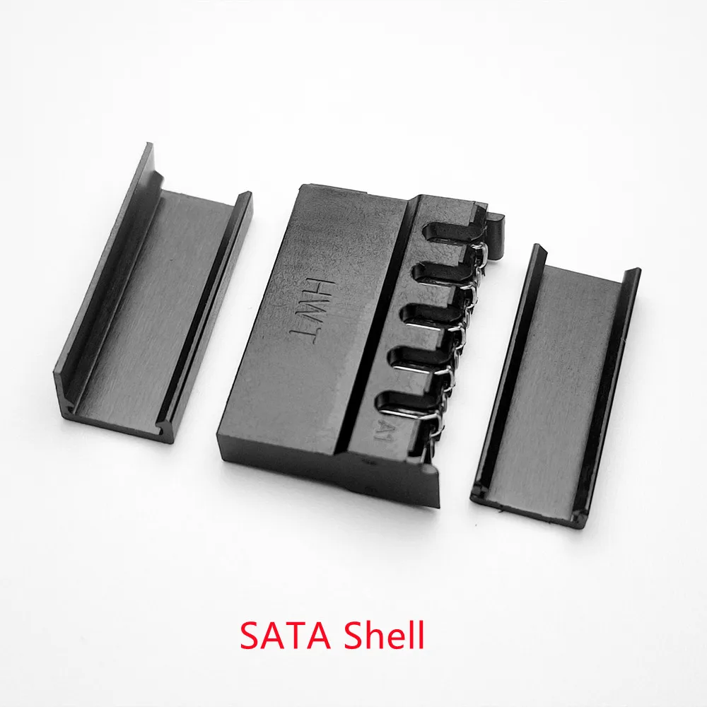 Wire Connector Terminals Wire Connector Electrical Connectors Electrical Connector Cable Connector 30PCS/1LOT Pierce type female SATA PC computer ATX hard disk power connectors plastic shell with 180 or 90 degrees cap Housing
