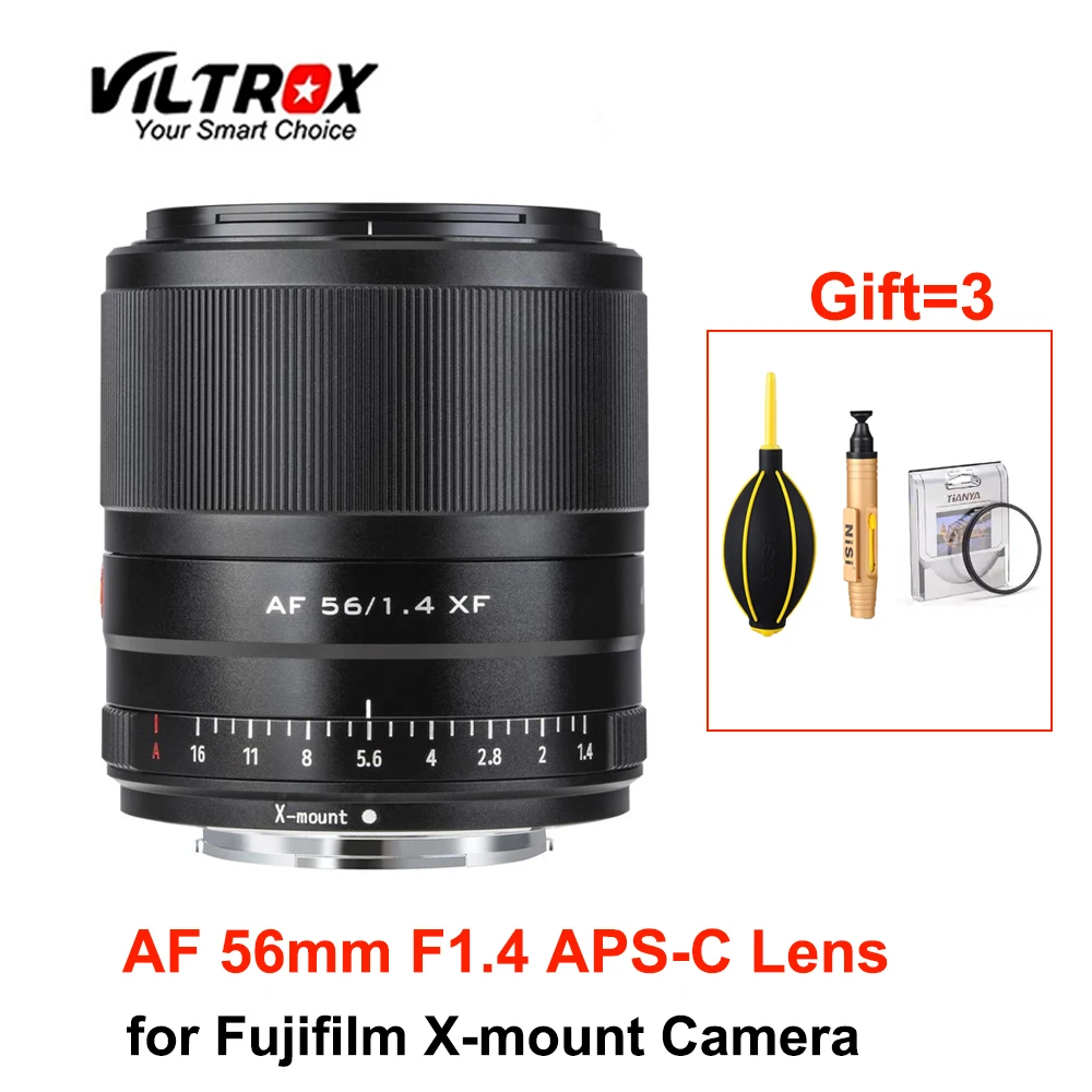 Viltrox AF 56 мм F1.4 XF объектив APS-C для камеры с автофокусом Fujifilm X-mount Camera X-T30 X-T3 X-PRO3 X-T200 X-T2