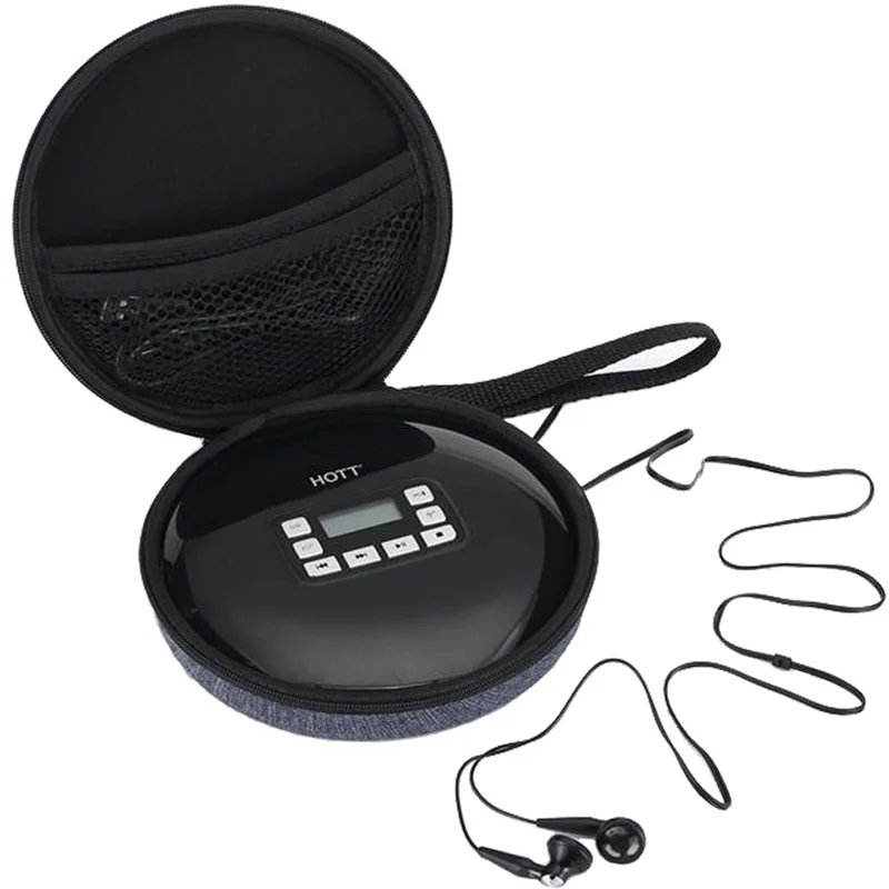 

Portable Hard Carrying Travel Storage Case for CD Player Personal Compact Disc Player,CDs,Headphone,USB Cable and AUX Cable