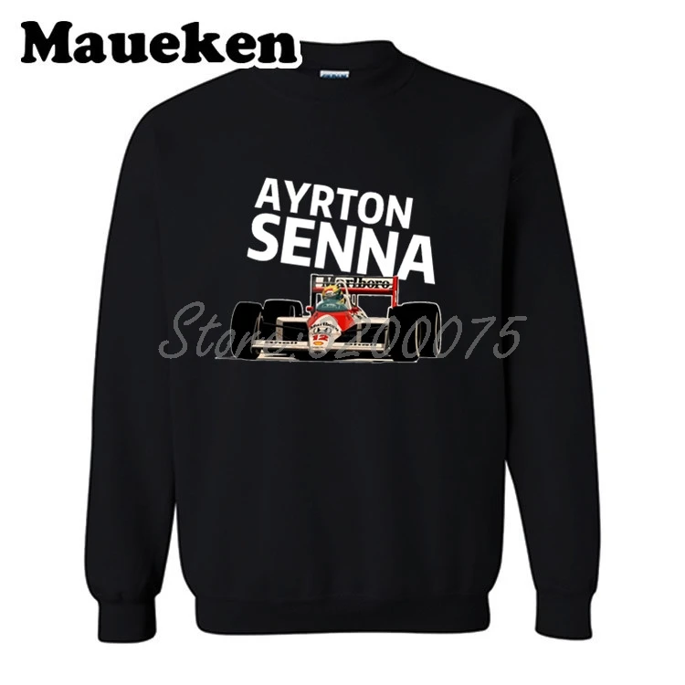 Мужские толстовки Ayrton Senna da Silva 12 Бразилия 1 чемпионат мира 1988 1990 1991 толстый