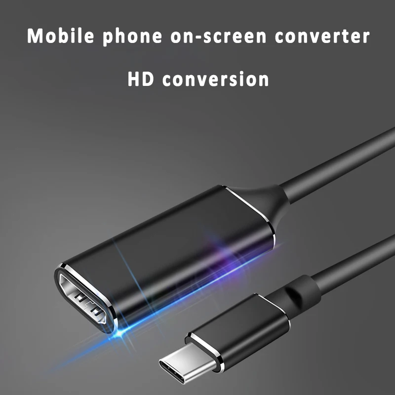 

USB 3.1 To HDMI Adapter Male To Female Converter 4k 30hz Usb Type C To Hdmi Cable Adapter For PC Computer TV Display