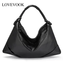 Женская сумка на плечо LOVEVOOK, большие сумки через плечо для женщин, мягкие сумки для подушек из искусственной кожи, в форме подушки