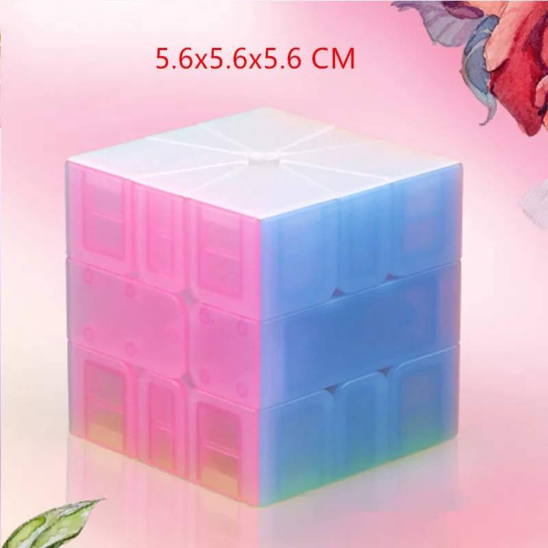 Cubo Magico QiYi 2x2x2 3x3x3 4x4x4 странная форма Пирамида косой Marstermorphix волшебный куб брелок желе куб головоломка игрушка - Цвет: SQ1
