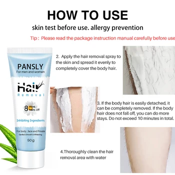 

Calming Armpit Depilatory Hair Removal Cream Body Care Daily Painless Depilating Smooth Skin Gentle Effective Leg Arm Nourishing