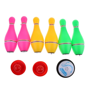 

Kids Children Bowling Game Set Luminous Bowling Pins Toy Game Bowling Set