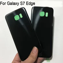 Для samsung Galaxy S7 боковая батарея задняя крышка корпус двери для Galaxy S 7 Edge запасные части