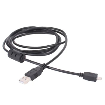 

2pcs Black Accessories 1.5m Data Transfer Replacement Power Wire Charging Cable USB For Nikon Coolpix L110 L21 L22 S3000 Camera