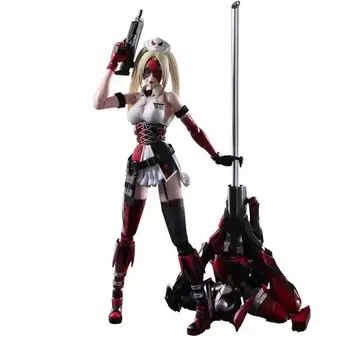 

28cm Play Art Kai Suicide Squad Nurse Suit Harley Quinn Action Figure PVC Toy Doll Christmas Birthday Gift