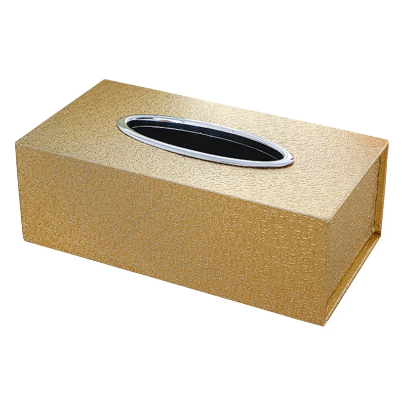 Кожаная Автомобильная домашняя Прямоугольная форма коробка для салфеток элегантная Съемная модная домашняя гостиная стол держатель для салфеток - Цвет: 23.5 by 12 by 8.5cm