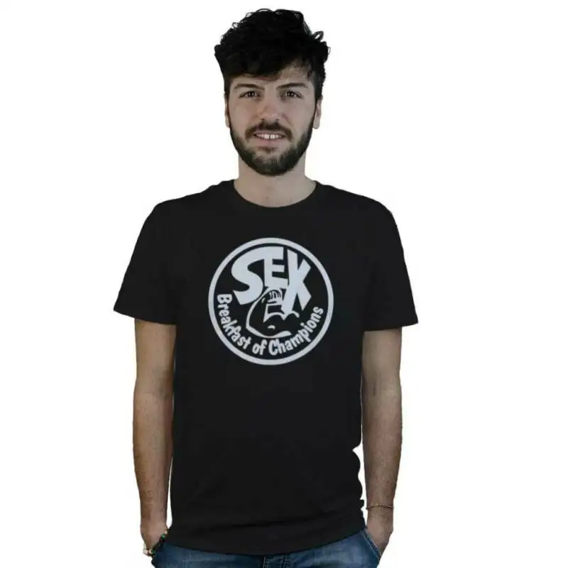 Camiseta Desayuno de Campiones Divertido Piloto F¨®Rmula 1 A?os 70 | Мужская одежда