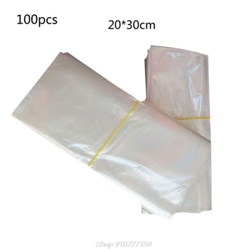 

100 Pack Odorless Clear Polyolefin Heat Shrink Wrap Bags for Gifts Packagaing Soap Candle Jars Homemade Projects N10 20 Dropship