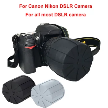 

Universal Anti-Dust Fallproof Silicone Protective Cover Lens Cap Protector for Canon Nikon DSLR Camera Lenses Accessories62x51mm