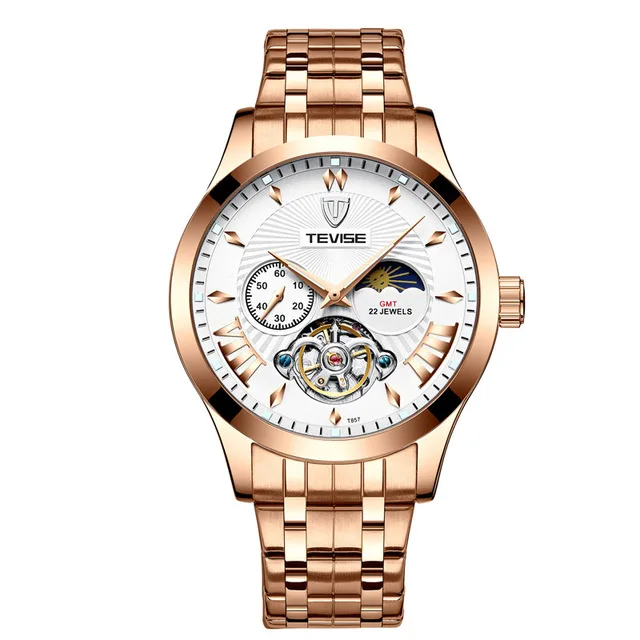 

Luxury Mechanical Watches TEVISE Men's Watches Luminous Automatic Watch Male Clock Business Wristwatch Relojes Para Hombre T857