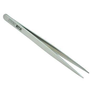 

5.1" Long Silver Tone Stainless Steel Extra Fine Pointed Tweezers