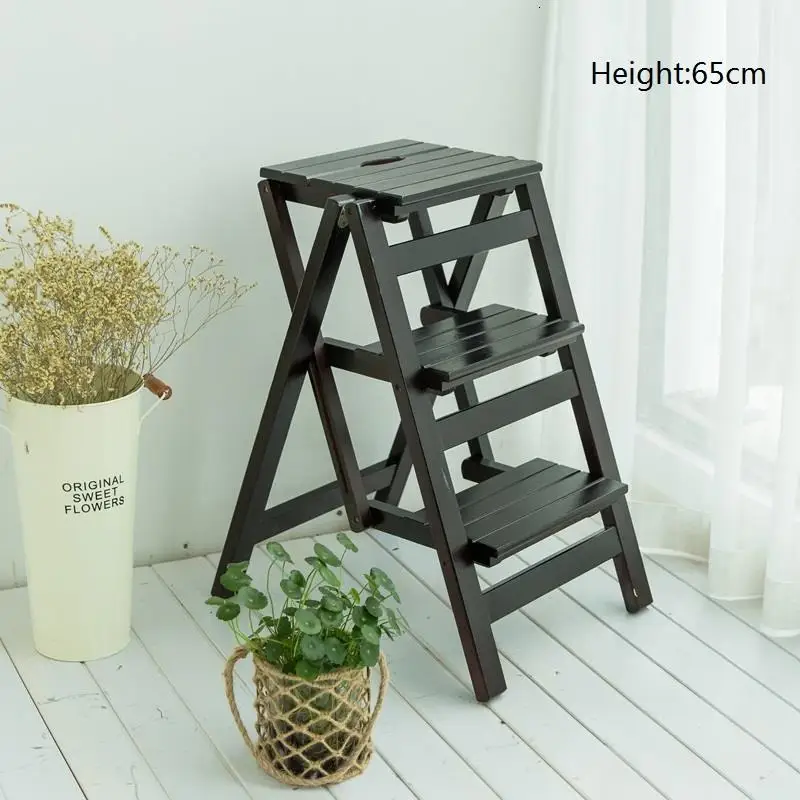 MODEL R Детский табурет для ванной комнаты Sgabelli Cucina Scaletta Legno Merdiven Stepladder Chair Escabeau - Цвет: MODEL R