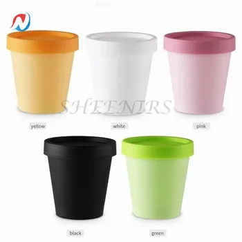 

25pcs 200g Pot Shape Durable Cosmetic Sample Empty Refillable Container, Plastic Makeup Cosmetic Cream Jar Pot Bottle Container