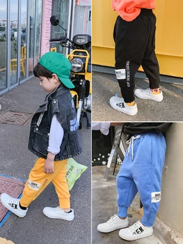

Boy Baby Elastic shu jiao ku Children's Clothing Korean Version of the Cuff Trousers Western Style tong ku Male