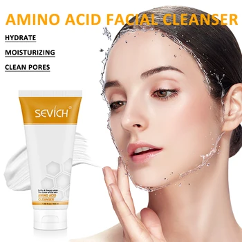 

1PC Nicotinamide Amino Acid Face Cleanser Facial Scrub Cleansing Acne Oil Control Gentle Cleansing Without Irritation TSLM2