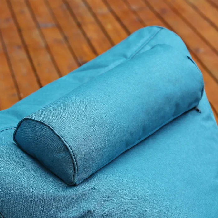 Waterproof lazy bean bag sofa outdoor bean bag L shape folding beanbag sofa cover only