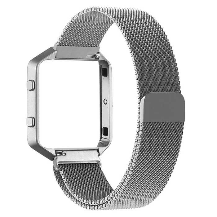 Магнитный замок сетки петля ремешок браслет с металлической рамкой для FitbitBlaze часы NC99