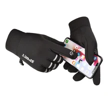 cycling Gloves unisex Anti-slip Reflective Warm Full Finger Riding Ski Gloves Touch Screen Windstopper fahrradhandschuhe