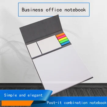 

Customized notepad PU cover multifunctional creative combination notepad Sticky note combination notepad Customized notepad