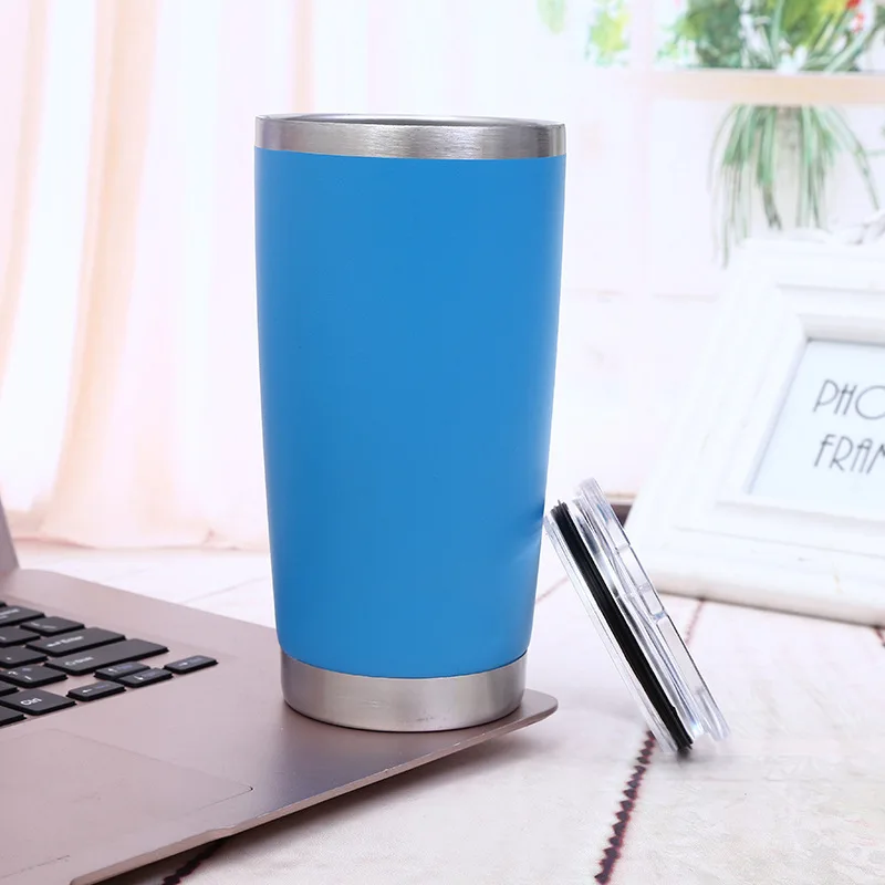 5 шт./партия монограмма с двойными стенками из нержавеющей стали 20 унций 30 унций чашка дорожная Автомобильная кружка изолированная термос для кофе пивные чашки сохраняет тепло