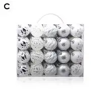 20pcs C 1-20 штук 7/8 см украшения для рождественской елки шар-Безделушка на Рождество вечерние подвесной шар, украшение, декор для рождественские украшения для дома подарок - Цвет: 20pcs C