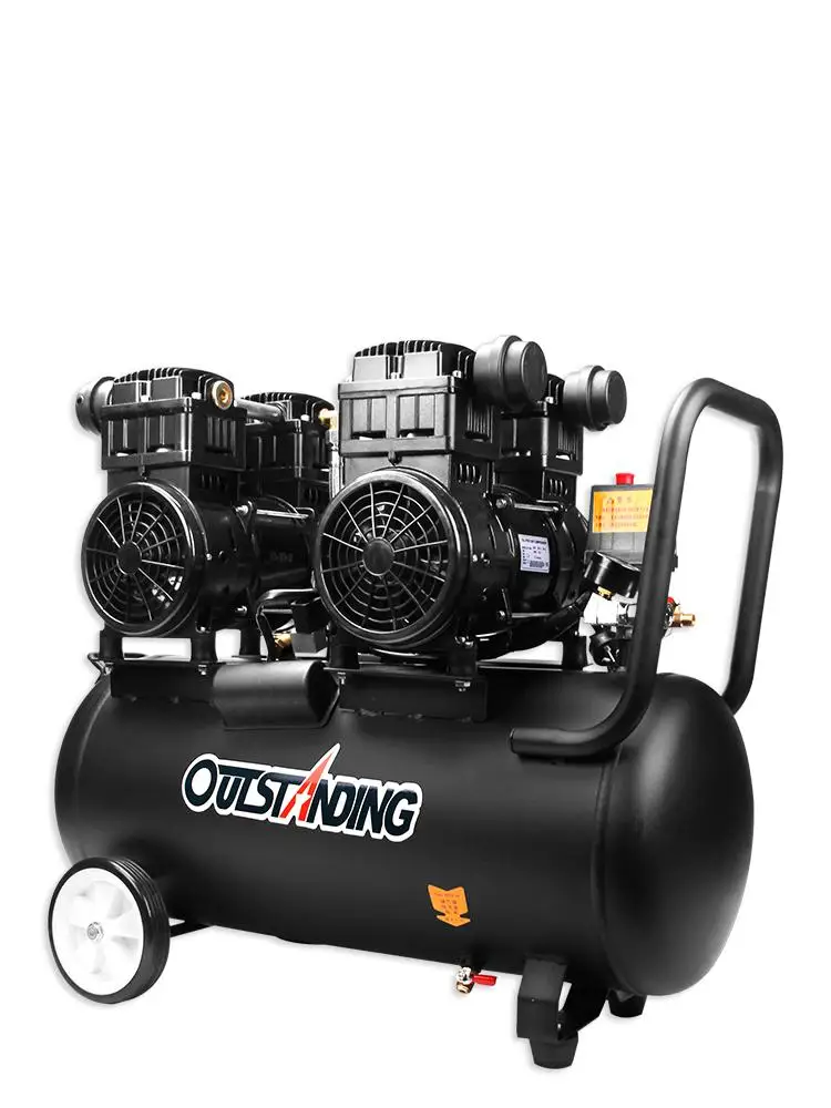 VN-40V 130W Oil-Free Mini Vacuum Pump Built-in Silencer Pump for Air Compressor Motor 220V Air Compressor Pump