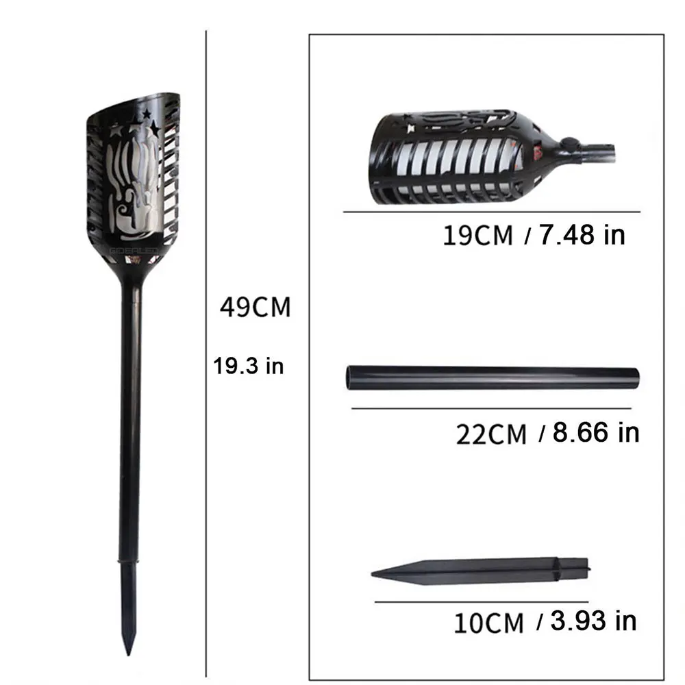 Eco-Friendly Lawn Light Atmosphere Solar Garden Yard Lamp Lawn Lamp Durable Landscape Lights Home LED
