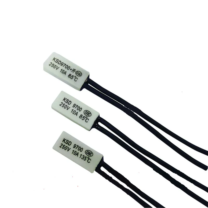 10 Pcs Thermal Switch Ksd9700 Ceramic 40135 Degrees Normally Closed