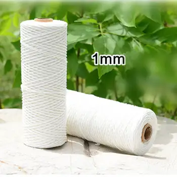 

DoreenBeads 1mm/3mm Thick Cotton Polyester Butcher's String Twine For Meat Pork Beef Turkey Rice Dumpling About 100m Long 1PC