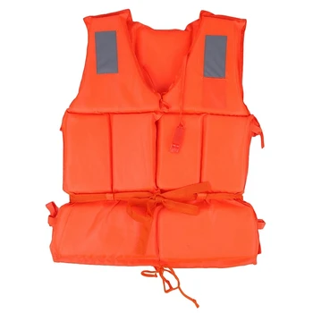 

1Pcs UniversalAdult Life Vest Jacket Swimming Boating Beach Outdoor Survival Aid Safet Y Jacket For Adult With Whistle