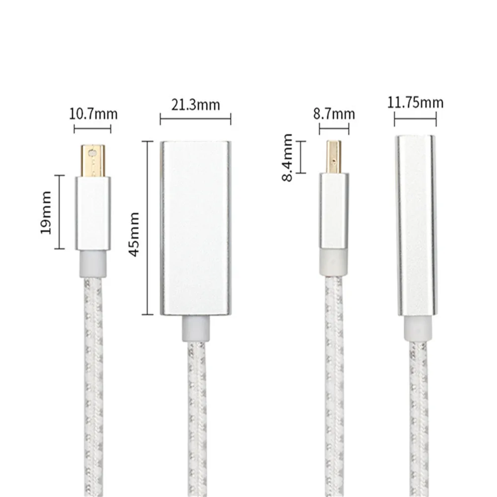 Мини-дисплей порт к HDMI Кабель-адаптер HDMI Женский к Мини DP Мужской Соединительный кабель для конвертера проектора Multimidia дисплей