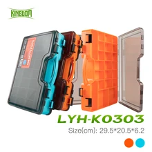 

Kingdom Fishing tackle boxes Double Sided High Strength Multi-function Lure box Large Space Fishing Accessories Storage box