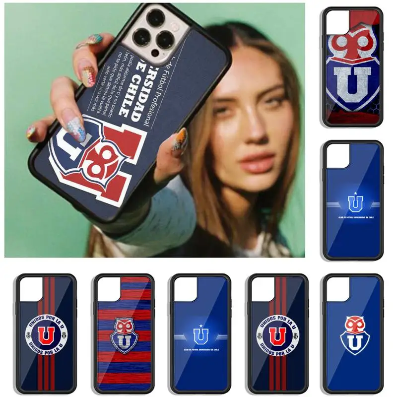 University of Chile fashion logo Phone Case PC+TPU for iPhone 12 11 pro Xs X Xr 7 8 6 6s plus max se 2020 fundas cover | Мобильные