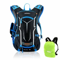 18L Cycling Backpack Rucksack Bicycle Bag with Rain Cover Breathable Riding Camping Hydration Bike Backpack Hiking Cross Bag 1