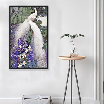 

5D DIY Diamond Painting Peacock Diamond Embroidery Christmas Decorations for Home Diamond Mosaic Rhinestone Pictures