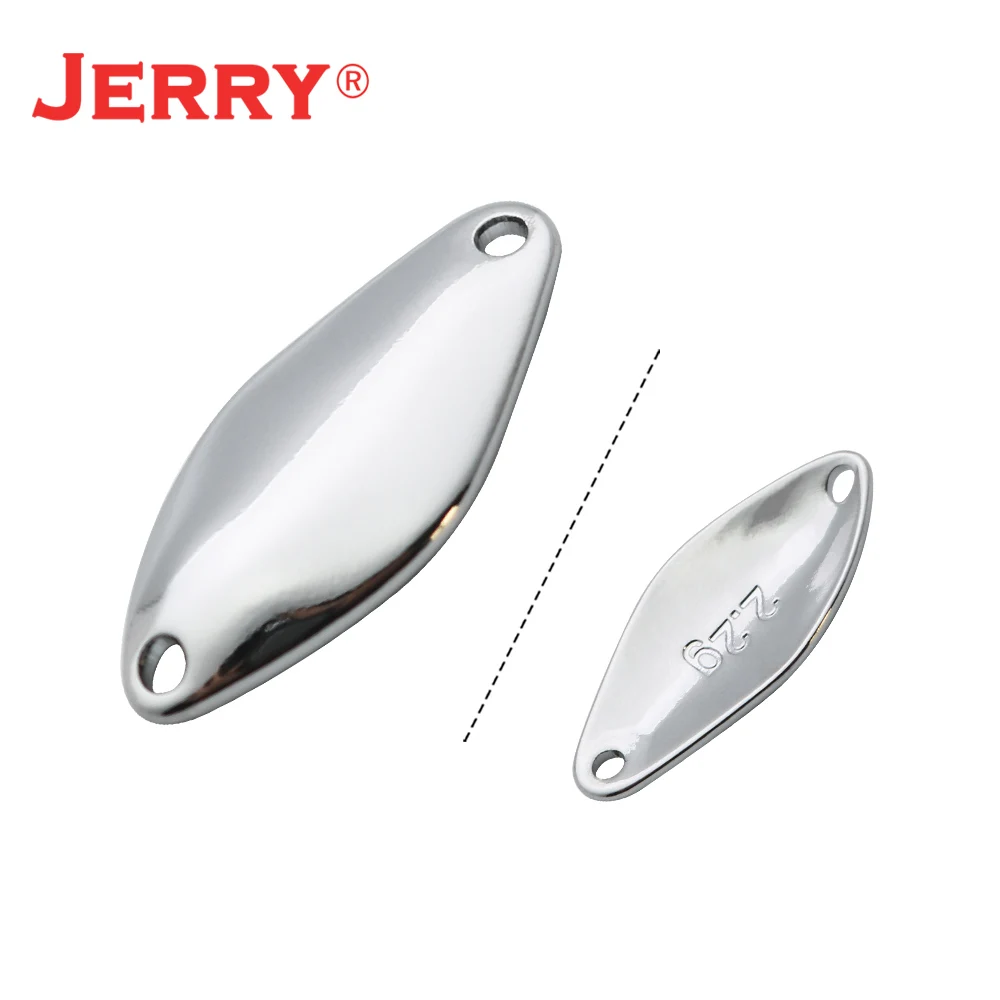 Jerry SPOON 2g 25mm Unpainted Spoon Bait Golden Silver DIY Blank
