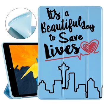 

For iPad Mini 1 2 3 Funda Positive Words iPad Cases Soft Silicone Back Coque Protective Covers iPad 7th Generation Case Air 1 2