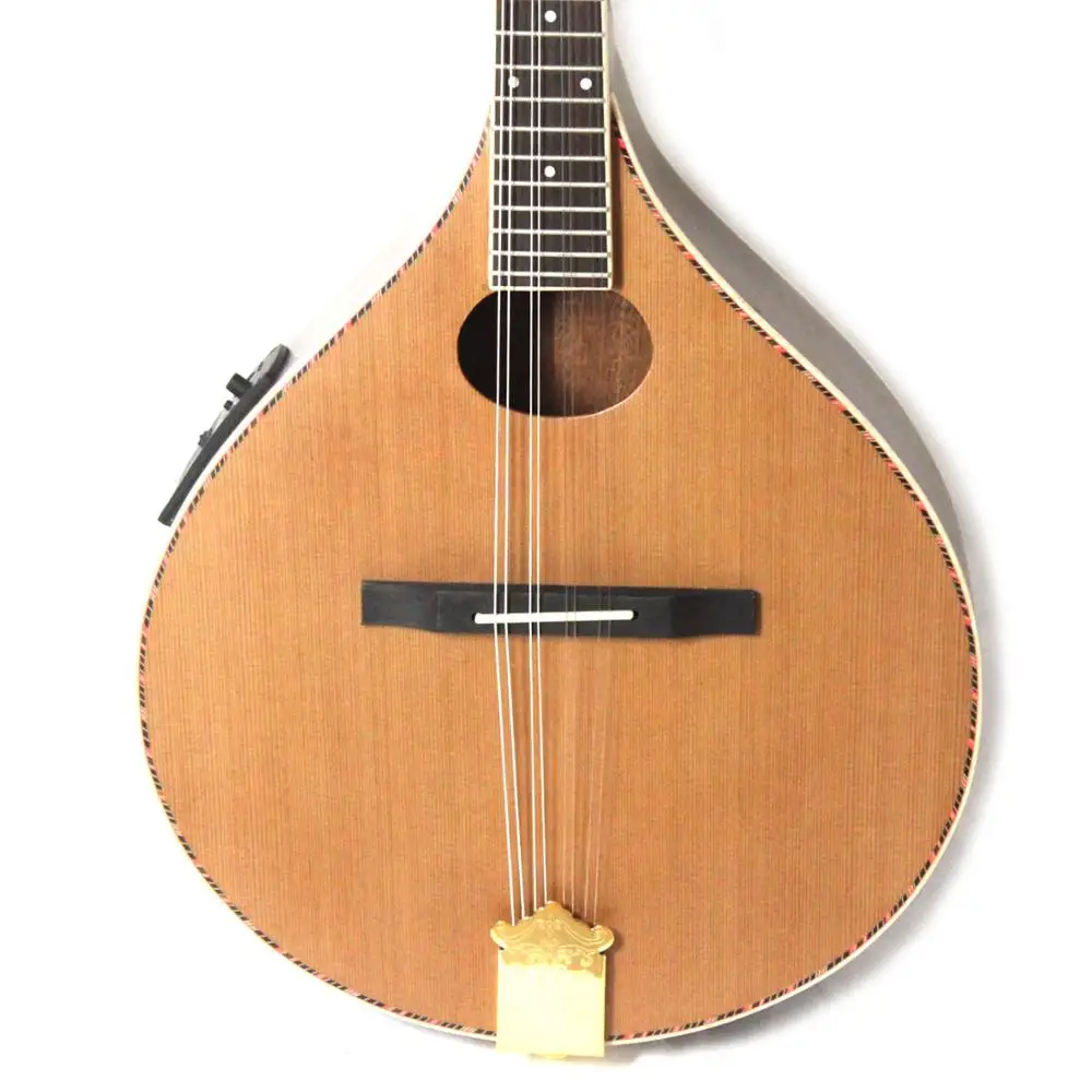 Брендовый топ из красной сосны/Sapele Back& Sides Bouzouki mandolin с эквалайзером