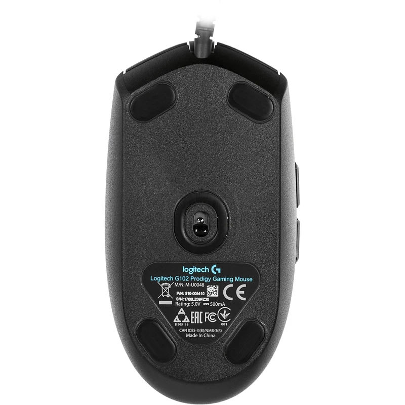 Мышь LOGITECH G102 Prodigy, проводная, USB, черный