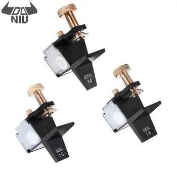 

DANIU 3Pcs Dovetail Saw Guide 1:4 1:6 1:8 Magnetic Joinery Cutting Guide Angle Saw Guide Aluminum and Brass for Woodworking Tool