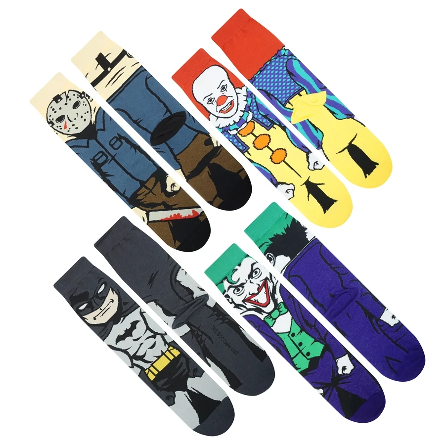 

Men Cartoon Sock Personality street skateboard cotton socks