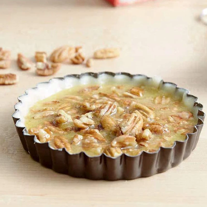 Форма для пирога в яйце 4 дюйма мини Сковорода пиццы с плоским дном антипригарная