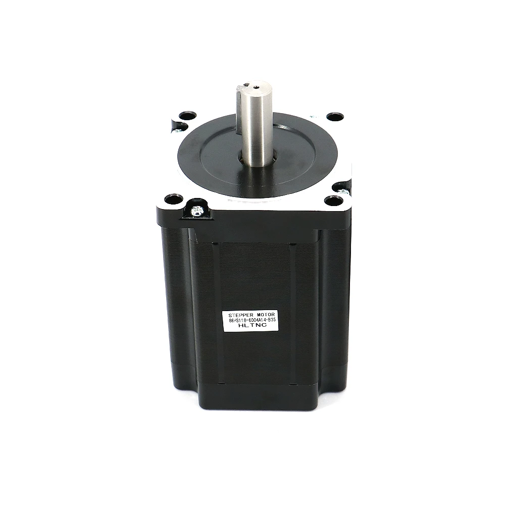 MHCN CNC 라우터 조각 밀링 머신 3D 프린터 스테퍼 모터, Nema34 8.5N.m, 5.6A 직경 14mm, Nema 34, 86HS118