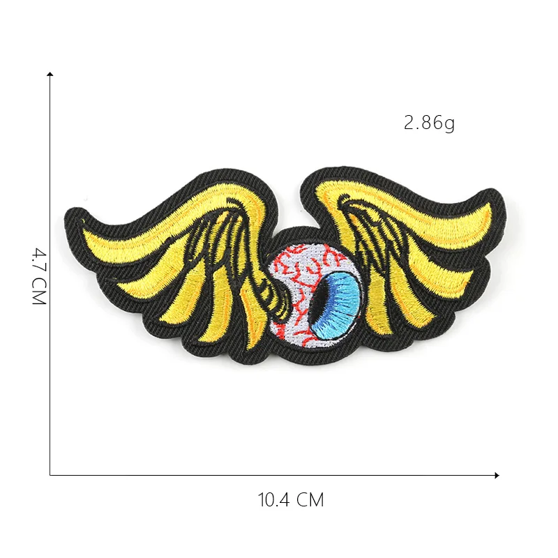 Глаз ладони железа на патч вышитые Аппликация Швейные наклейки для одежды аксессуары патчи