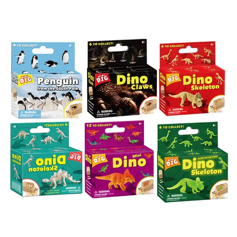 Уникальные Dinasors Dig Kit Dinasors Игрушки для мальчиков ствол игрушка Подарки для мальчика 6 лет